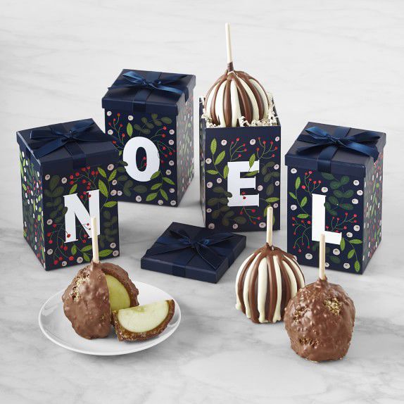Noel caramel apples